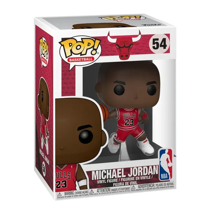 Funko Pop NBA Bulls Michael Jordan Figura in Vinile da Collezione Idea Regalo Merchandising Ufficiale Giocattoli per Bambini e Adulti Sports Fans Figura da Collezione e da Esposizione