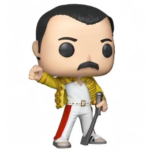 Funko Pop! Rocks: Queen-Freddie Mercury Wembley 1986 – Figura in Vinile da Collezione – Idea Regalo – Merchandising Ufficiale – Giocattoli per Bambini e Adulti – Music Fans - immagine 2
