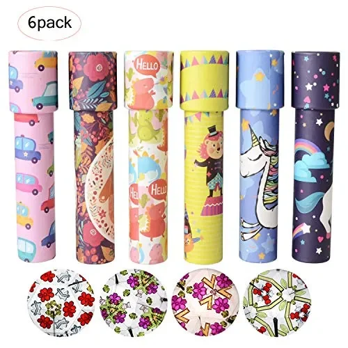 Funmo 6PCS Giocattolo Caleidoscopio Kit Classic Paper Kaleidoscope 6pcs Saldi