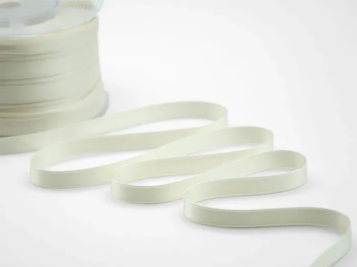 Furlanis Nastro Doppio Raso 10mm Avorio 100 mt