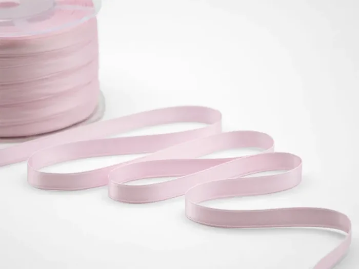 Furlanis Nastro Doppio Raso 10mm Rosa Baby 100 mt