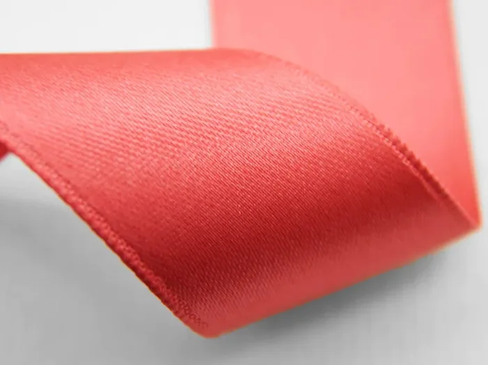 Furlanis Nastro Doppio Raso 6mm Corallo 100 mt - immagine 2