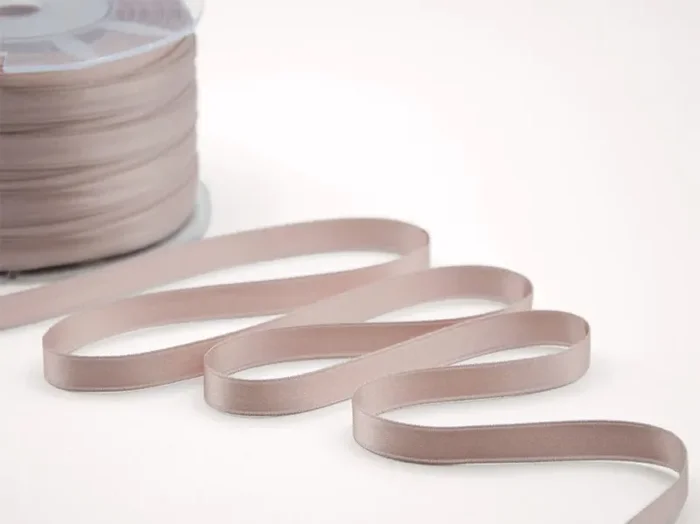 Furlanis Nastro Doppio Raso10mm Cipria Scuro 100mt