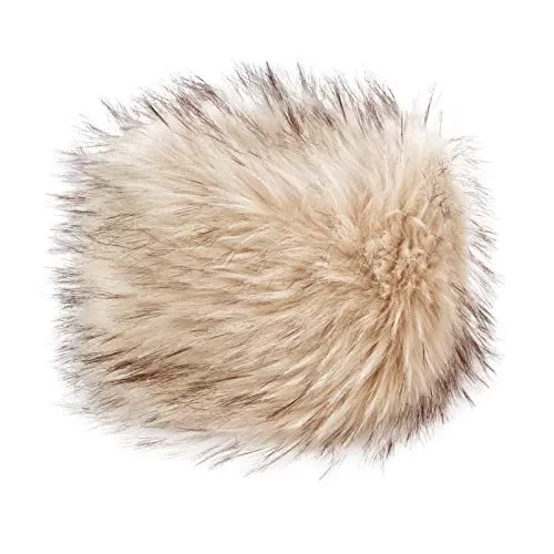 Futrzane Colbacco Donna in Pelliccia Cosacco Stile Russo M, Avorio - immagine 2