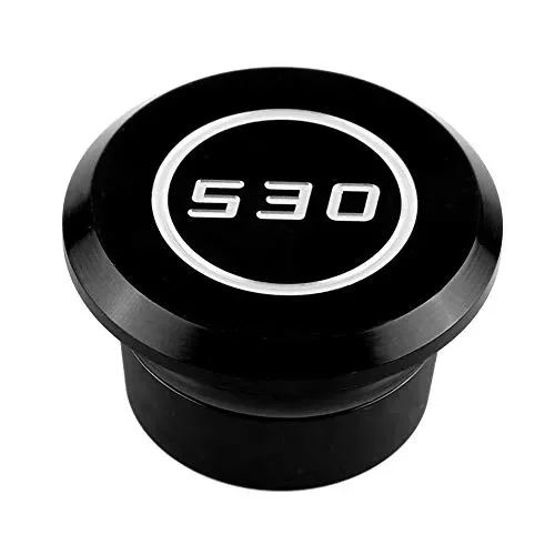 Fydun Copertura foro telaio moto, coperchio decorativo Nero