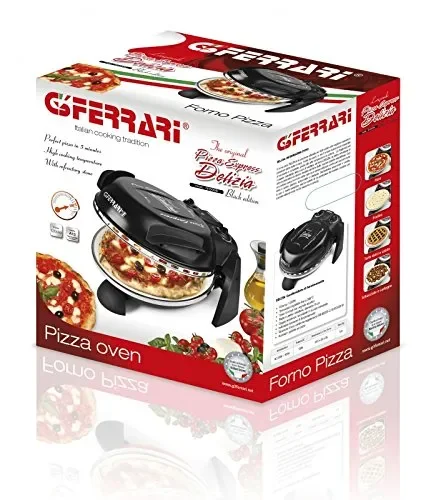 G3 Ferrari Delizia Forno Pizza Elettrico, 1200 W, Ceramic, Nero - immagine 3