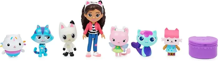 Gabby’s Dollhouse, Confezione deluxe con Gabby e gattini, 7 personaggi di Gabby, giochi per bambini dai 3 anni in su Online