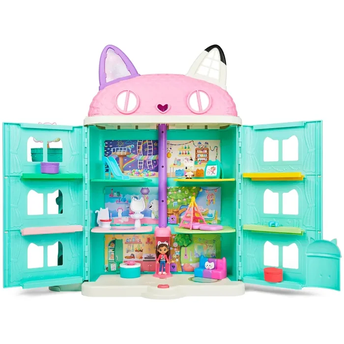 Gabby’s Dollhouse, Playset casa delle bambole di Gabby, set con luci e suoni, giochi per bambini dai 3 anni in su Vendita calda