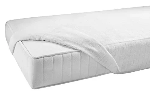 Gabel Jersey Coprimaterasso, Cotone, Bianco, 90 x 200 x 0.4 cm 90x200x0.4
