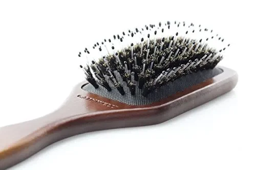 GAINWELL SPAZZOLA CAPELLI SETOLE NATURALI- 100% setole di cinghiale con… - immagine 3