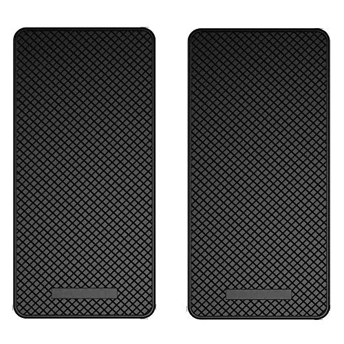 Ganvol (2 Pezzi Tappetino Auto cruscotto Anti-Scivolo [Stretta 7 x 13,5 cm