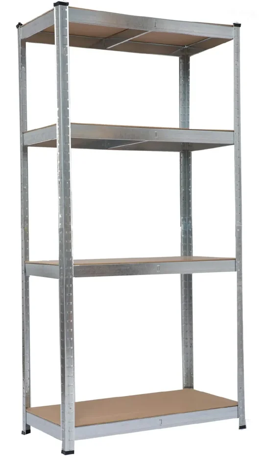 Garden Friend scaffale in Metallo e MDF, Grigio grigio metallizzato e marrone