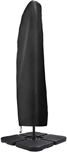 GARDENIA Quadrata 50×50 Set 4 Pezzi Base per Ombrellone, Nero - immagine 3