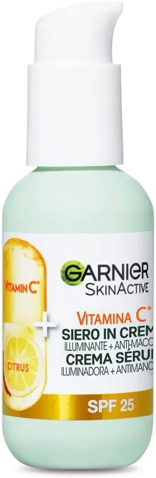 Garnier Siero Vitamina C Anti-Macchie, Illuminante e Rimpolpante, Arricchito con Vitamina C, Niacinamide e Acido Salicilico, Pelle Luminosa e Libera dalle Macchie Scure in 6 Giorni, 30 ml - immagine 2