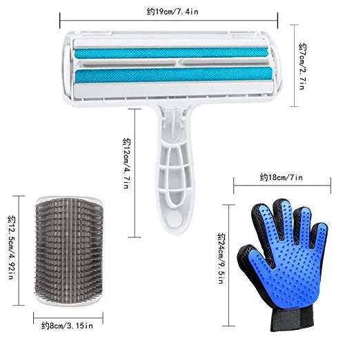 Gatti Lavabile Riutilizzabile Rullo,Riutilizzabile Rullo Spazzola,Togli Peli… - immagine 2