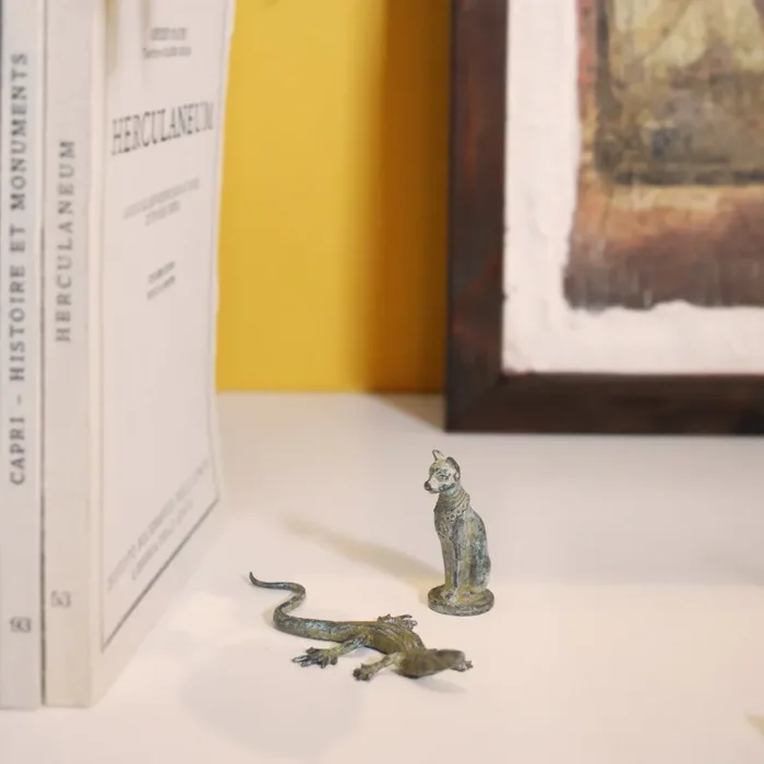 Gatto Egizio in Bronzo Mignon Online - immagine 2