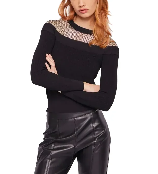 Gaudi MAGLIA CON RETE STRASS 421FD53032