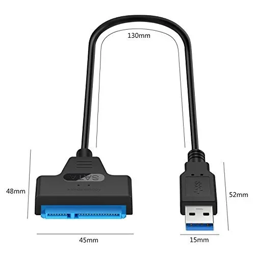 GeekerChip Adattatore USB 3.0 a SATA, Convertitore e Esterno a SATA… Moda - immagine 3