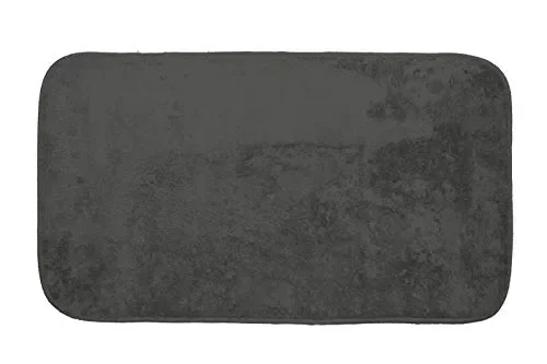 GEMITEX Tappeto MERLINO 50X80 ULTRASSORBENTE, Polyester, 50 x 80, Antracite