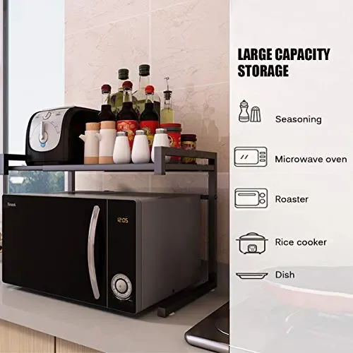 GEMITTO Mensola Microonde Allungabile Forno a Supporto Mensola… - immagine 3