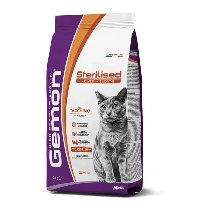 Gemon Gatto Sterilised con Tacchino