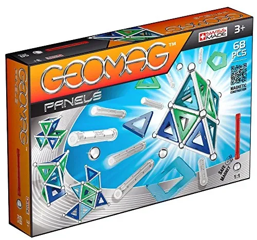 Geomag Panels Gioco di Costruzioni Magnetico, Multicolore, 452 Multicolore