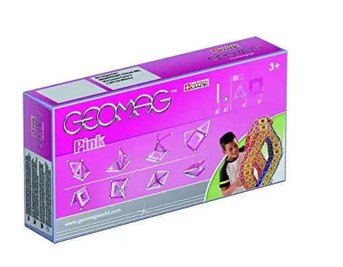 Geomag- Pink Panels Gioco di Costruzione Magnetico, 22 Pezzi, Multicolore - immagine 2