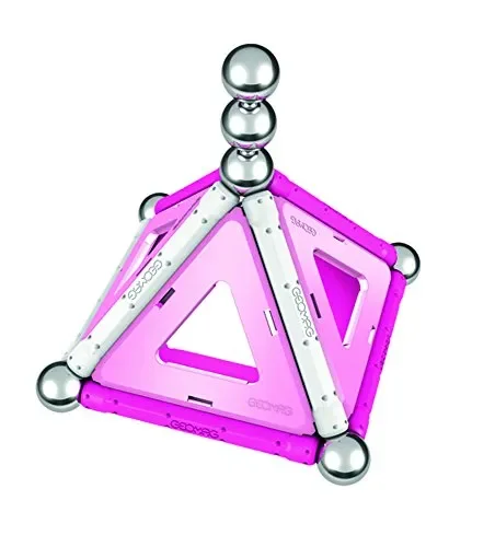 Geomag- Pink Panels Gioco di Costruzione Magnetico, 22 Pezzi, Multicolore - immagine 3