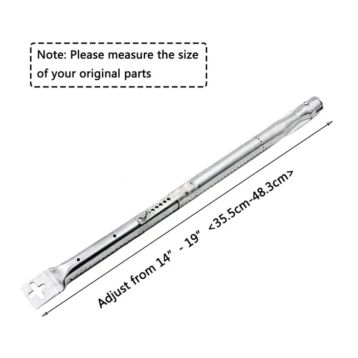 GFTIME Universale Bruciatore a Gas Barbecue Ricambi per Master Forge Argento. - immagine 2