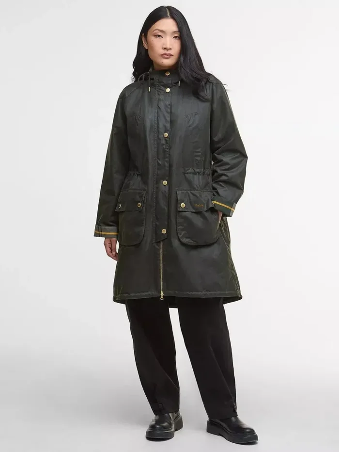 Giacca cerata Marcy Wax Parka – Barbour Online