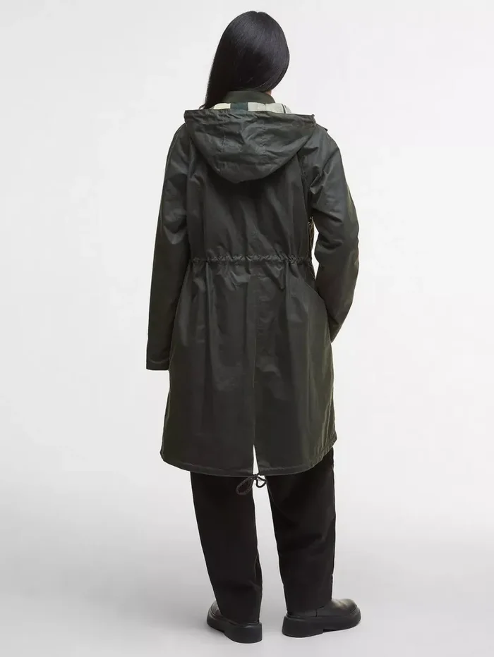Giacca cerata Marcy Wax Parka – Barbour Online - immagine 2