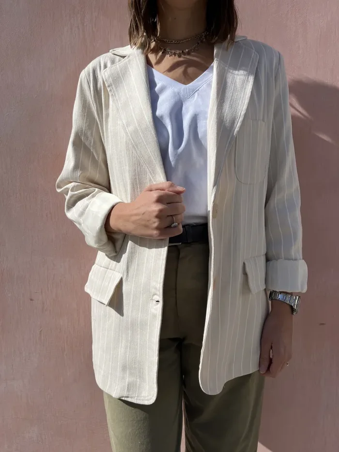 GIACCA OVER GESSATA Vendita calda