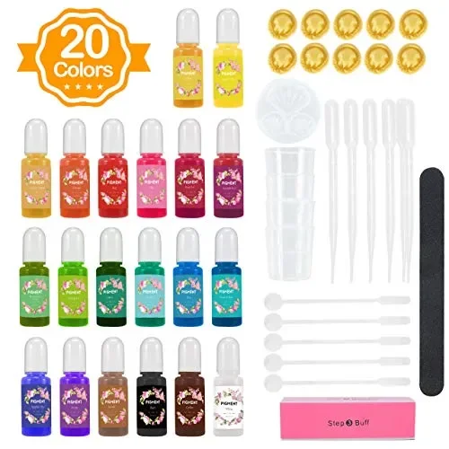 Gifort 20 Colori Coloranti Resina Epossidica, Pigmento Epossidica…