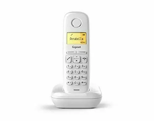 Gigaset A170 Telefono Portatile, Ampio Display Illuminato, Lista Bianco