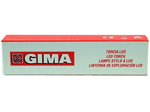 Gima – Lucciola Professionale GIMA a LED, Diagnostica, Corpo in Metallo, Colore Argento, Accensione a Pulsante (Confezione da 4) - immagine 3
