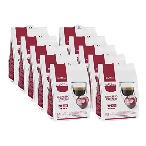 Gimoka Puro Aroma Espresso Intenso, Capsule Compatibili con Nescafè Dolce…