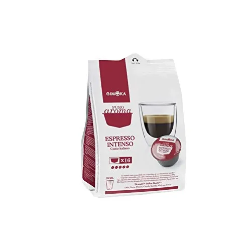 Gimoka Puro Aroma Espresso Intenso, Capsule Compatibili con Nescafè Dolce… - immagine 2
