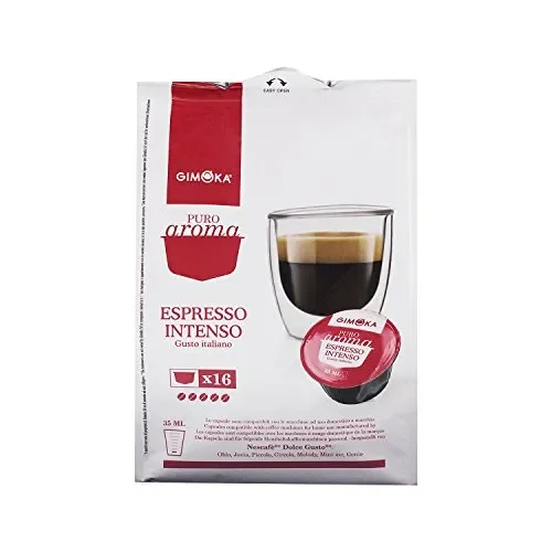 Gimoka Puro Aroma Espresso Intenso, Capsule Compatibili con Nescafè Dolce… - immagine 3