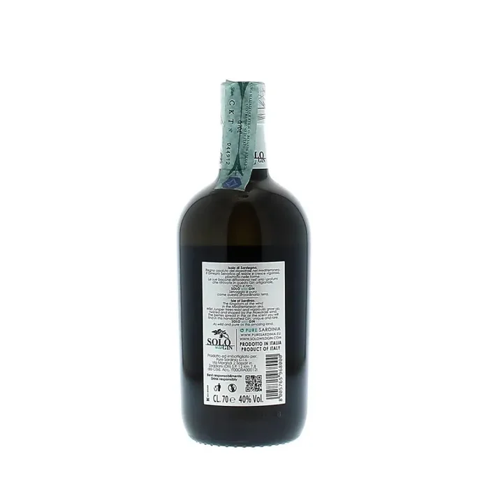 Gin ‘Solo’ Pure Sardinia 70 Cl Moda