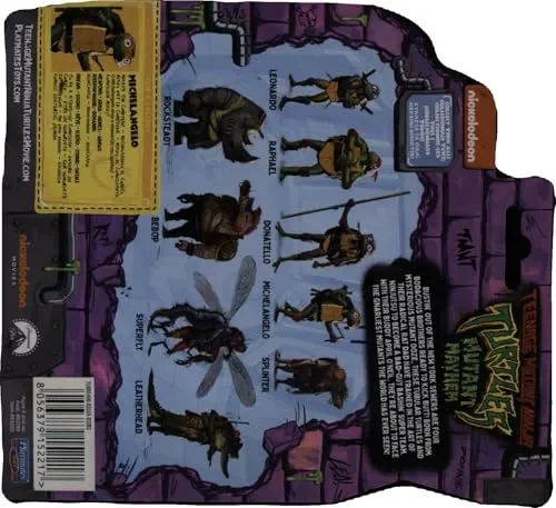 Giochi Preziosi – Michelangelo Tartarughe Ninja Caos Mutante, Michelangelo in versione Action Figure Base Articolata da 12 cm, Personaggio con Armi da Combattimento, Per Bambini dai 4 anni - immagine 3