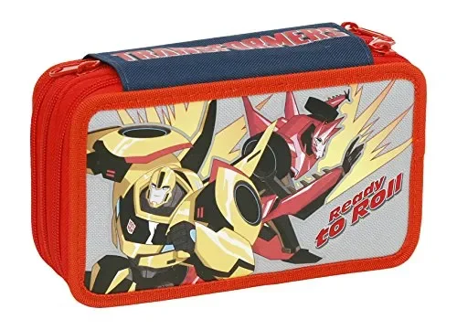 Giochi Preziosi – Transformers Astuccio Triplo con Colori, Pennarelli ed…
