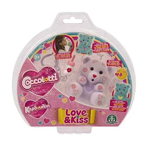 Giochi Preziosi Coccolotti LoveKiss, Orsetti da Collezione con Cuore Luminoso, Biberon e Portachiavi, 6 Colorazioni Disponibili, Giochi Bambini 4 Anni in Su, Ideali Come Gadget Compleanno Bambini - immagine 3