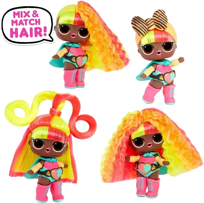 Giochi Preziosi-LLUB6000 LOL Hairvibes Ass.Ti, Multicolore, 8056379089988 - immagine 3