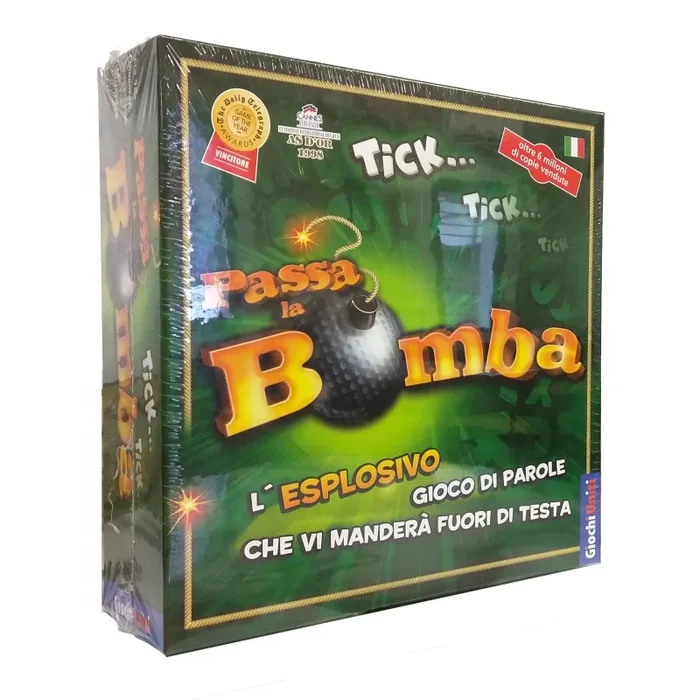 Giochi Uniti – Passa la Bomba, Gioco da Tavolo, 12+ Anni, 2+ Giocatori, Edizione Italiana, GU034/2