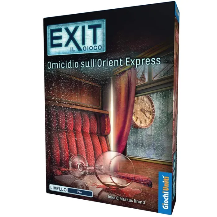 Giochi Uniti- Exit: OMICIDIO SULL’ORIENTE Express Excape Room, Multicolore, GU333 Moda