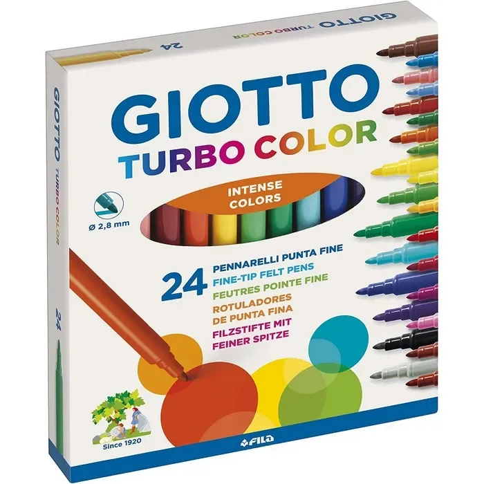 Giotto confezione da 24 pennarelli Turbocolor Saldi