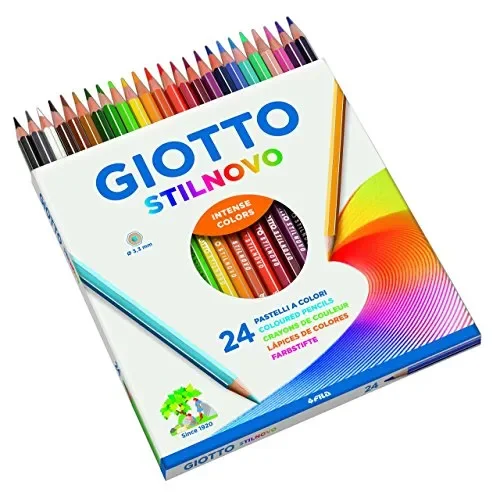 Giotto Stilnovo pastelli colorati in astuccio 24 colori
