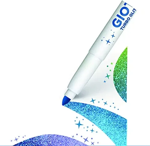 GIOTTO TURBO GLITTER Ast. 8 pennarelli glitterati Fornitura - immagine 2