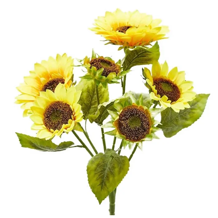 Girasole artificiale con 7 fiori – Bliss Online