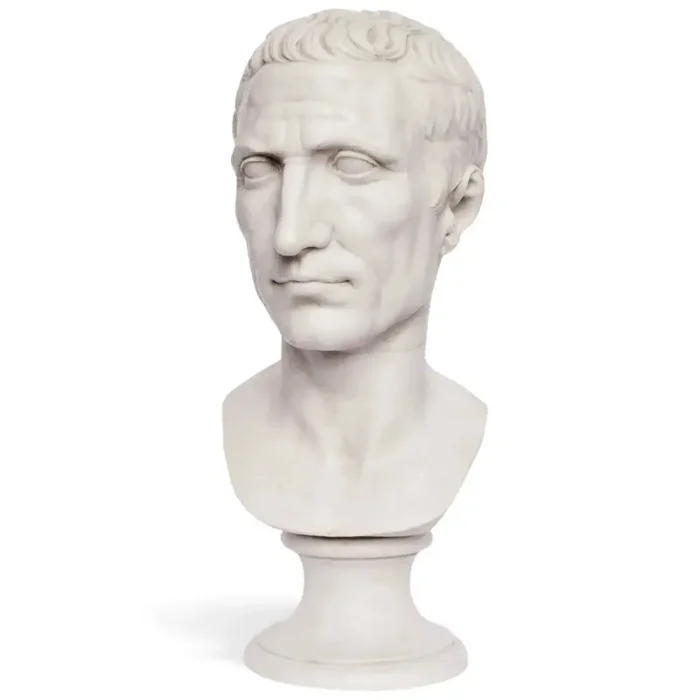Giulio Cesare – Busto in marmo 47 cm